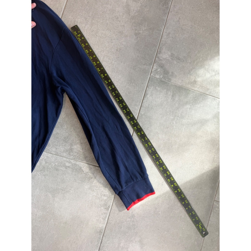 Polo Ralph Lauren Performance Mens XL Navy Blue Red Full Zip Track Jacket - Picture 11 of 11